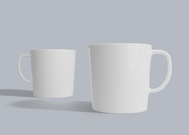 Caneca de café branca