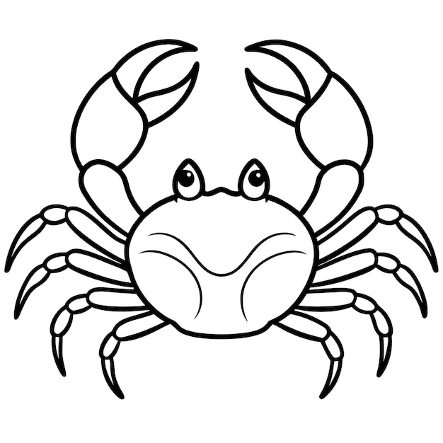 un cangrejo con un crab en la cabeza