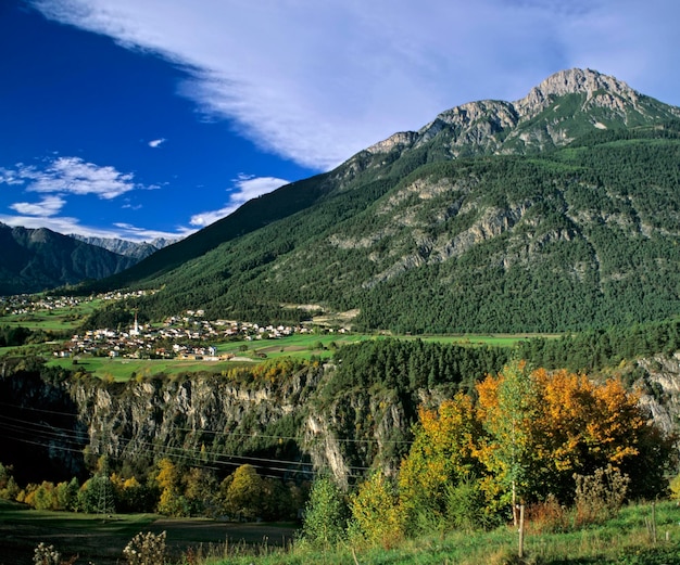 Canhão perto de Karres Inntal Tirol Áustria