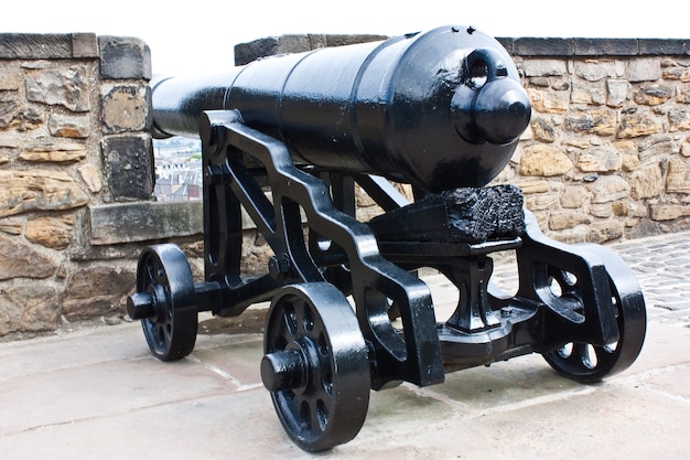 Canhão tradicional, com cerca de 200 anos. útil para conceitos.