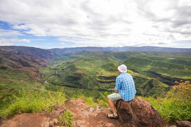 Foto cânion de waimea, ilha de kauai, havaí