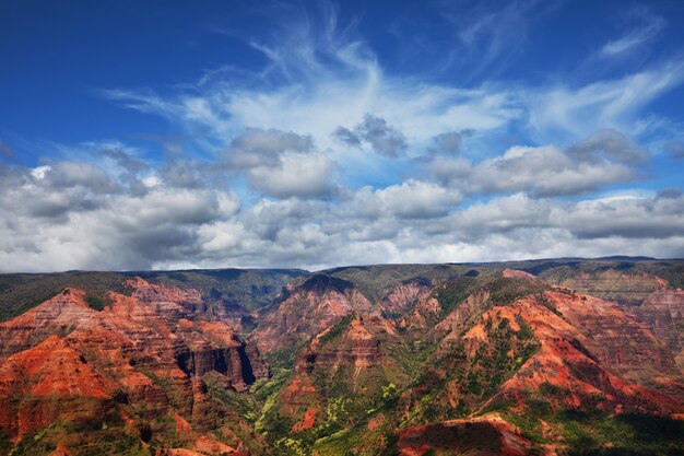 Cânion de waimea, kauai, havaí