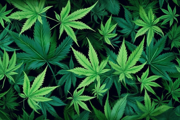 Cannabis deja de patrones sin fisuras