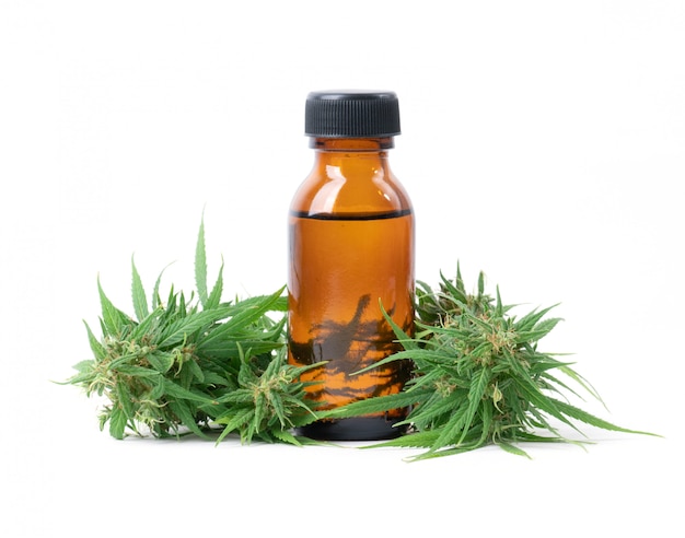 Cannabis mit Cannabidiol-Extrakt isoliert
