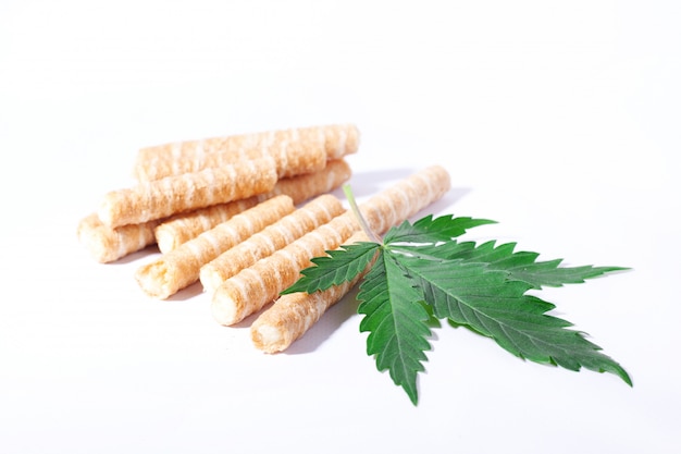 Cannabiskekse in Tubenform, Süßwaren-Köstlichkeiten durch Zugabe von THC für Coffeeshops