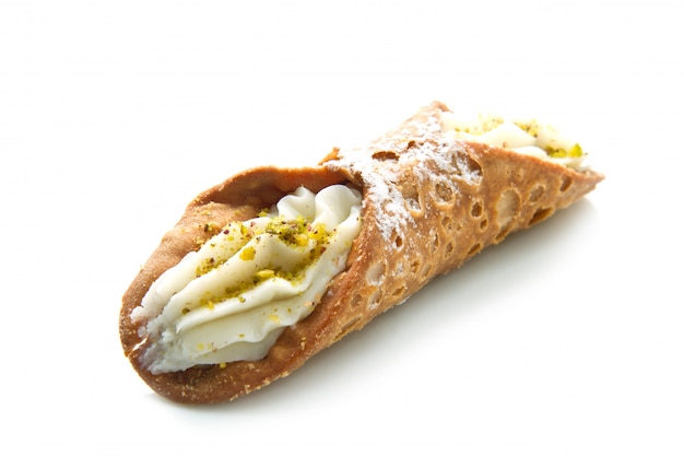 Cannoli siciliano con pistacho