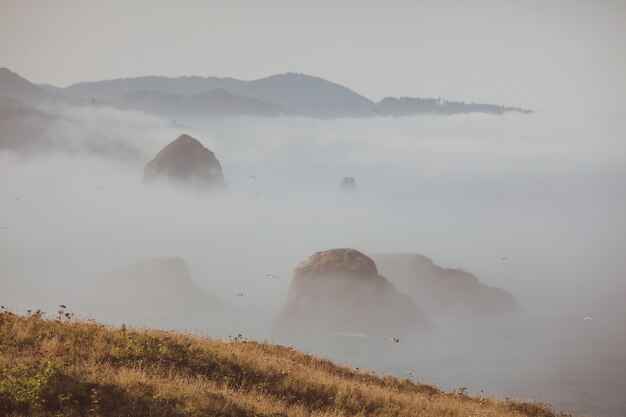 Cannon Beach, Costa de Oregón, EE. UU.