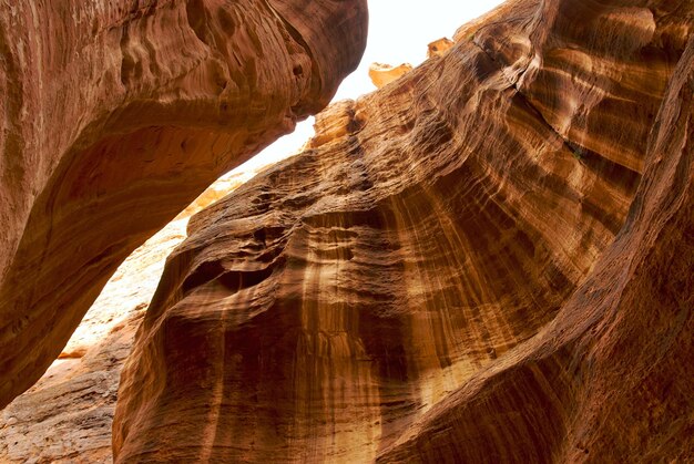 Cañón antiguo en Petra