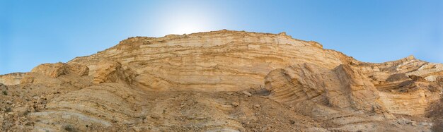 Cañón Avdat en el desierto de Negev, Israel