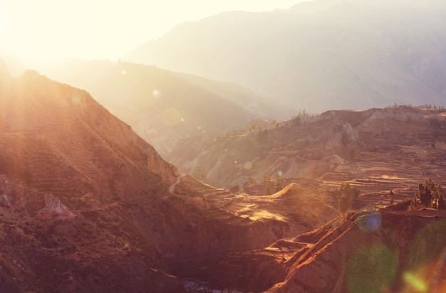 Cañón del Colca en Perú, América del Sur