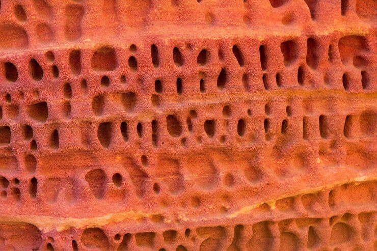 Foto cañón de color es una formación rocosa en el sur de la península de sinaí egipto rocas del desierto