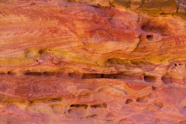 Cañón de color es una formación rocosa en el sur de la península de Sinaí Egipto rocas del desierto