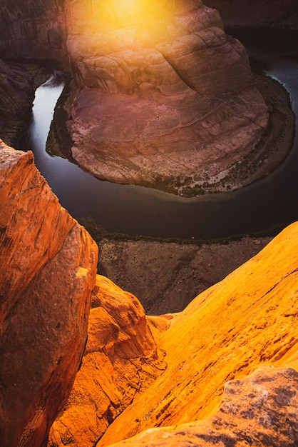 Cañón de roca roja desierto gran cañón glen canyon arizona