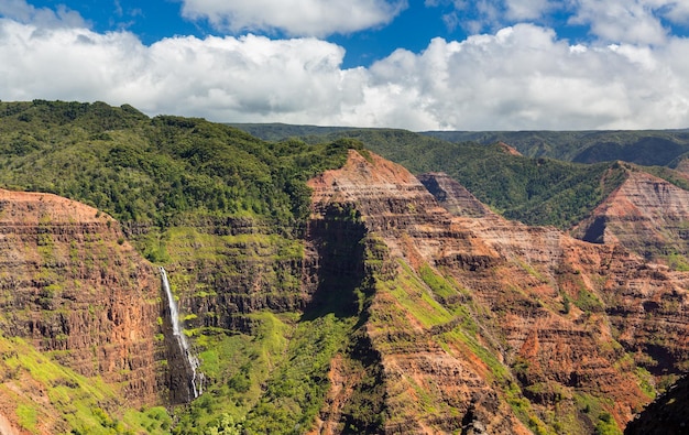 Cañón de Waimea isla de Kauai Hawai