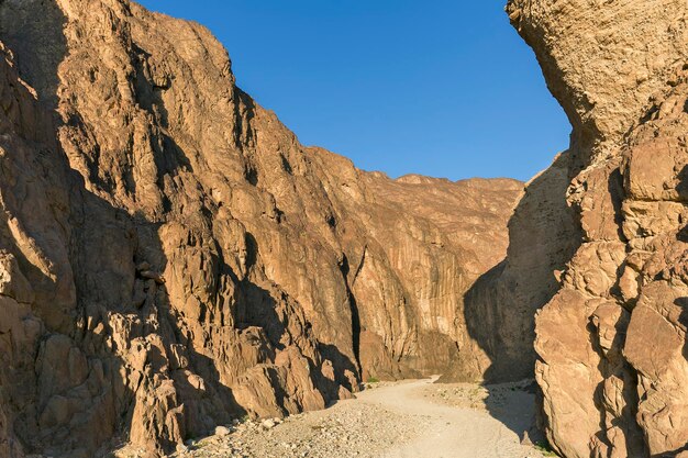 Cañones del desierto y de la montaña en Eilat