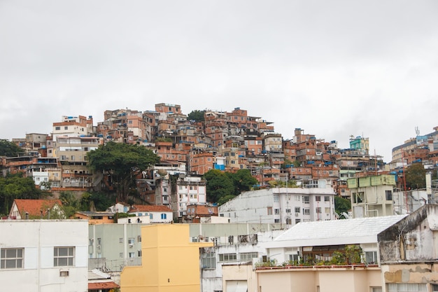 Cantagalo Hill Favela in Rio de Janeiro, Brasilien