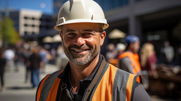 Canteiro de obras do Dia do Trabalho HD