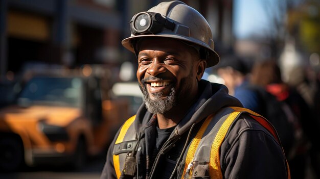 Canteiro de obras do Dia do Trabalho HD