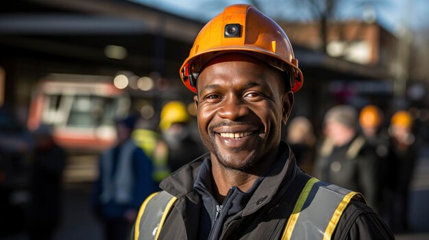 Canteiro de obras do Dia do Trabalho HD