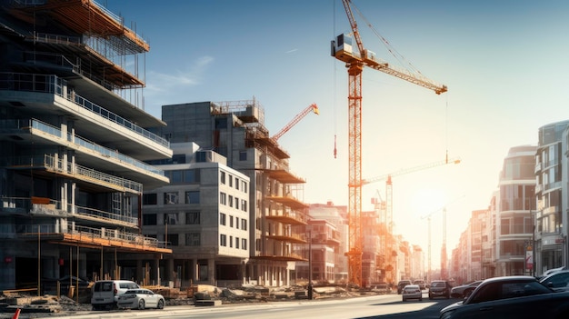 Canteiro de obras do Dia do Trabalho HD