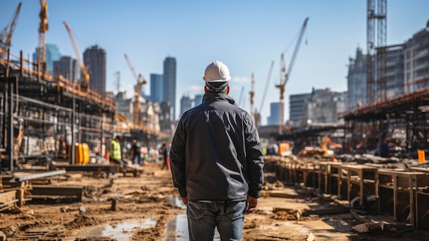 Canteiro de obras do Dia do Trabalho HD