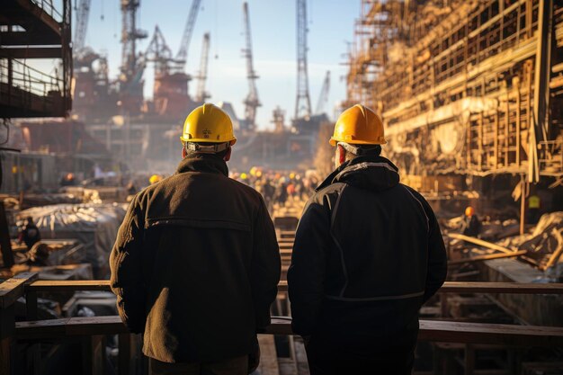 Canteiro de obras do Dia do Trabalho HD