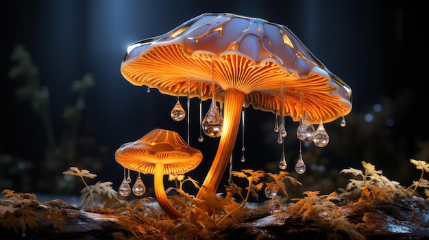 Foto cantharellus cibarius papel de parede uhd