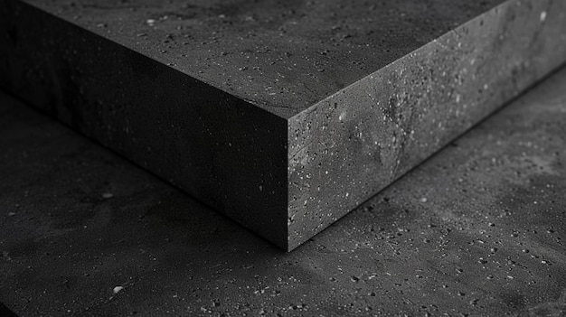 canto de concreto preto adequado para o produto