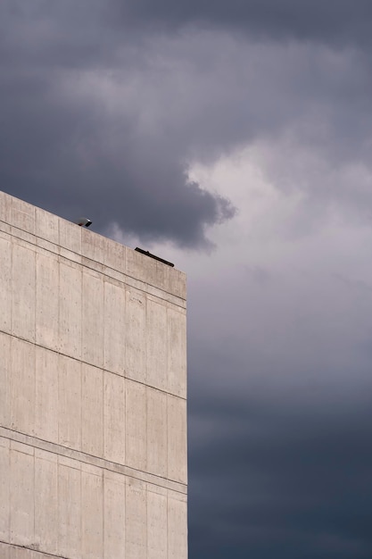 Canto de um edifício detalhes de edifícios altos com mais de 20 andares