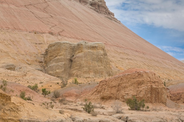 canyon de pedra nas montanhas do deserto AltynEmel Cazaquistão Almaty