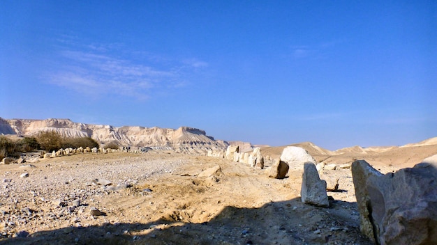 Canyon Ein Avdat in der Wüste Negev. Israel.