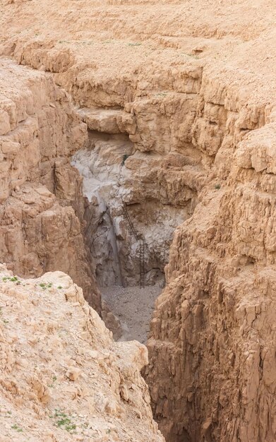 Canyon no deserto da Judéia em Israel