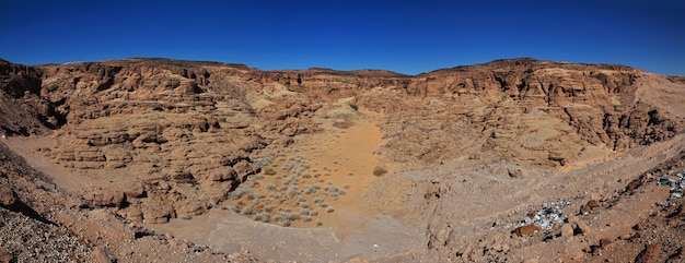 Canyon no deserto do Saara, Sudão