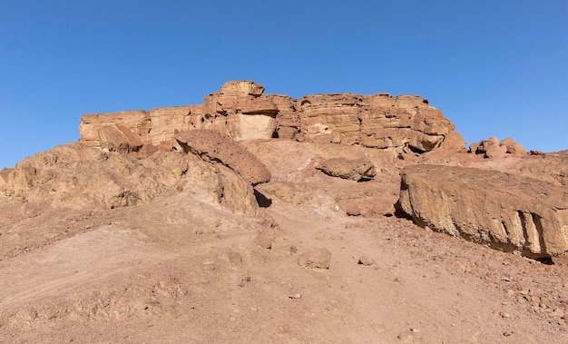 Canyons do deserto e da montanha em Eilat