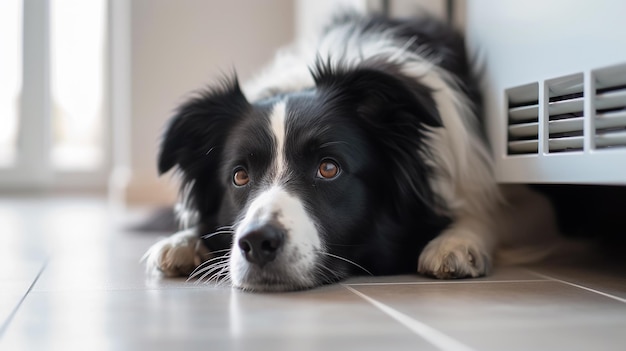 Cão bonito.