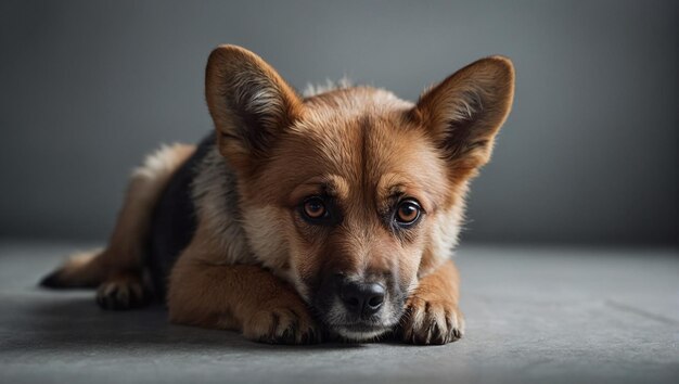 Cão bonito.