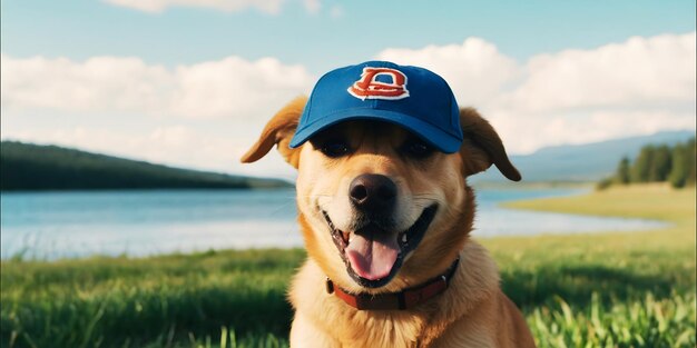 Cão com chapéu Cão esposa Chapéu esposa Cães woof woof