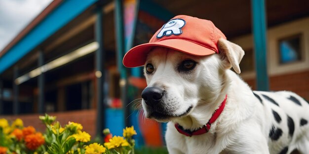 Cão com chapéu Cão esposa Chapéu esposa Cães woof woof