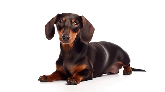 cão dachshund uma foto incrível altamente detalhada