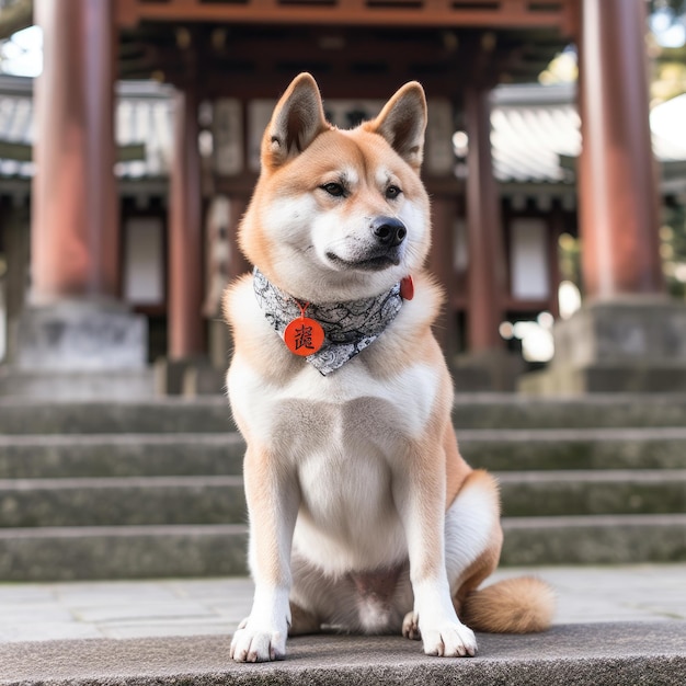 Foto cão de akita ken