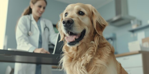 cão em clínicas veterinárias IA generativa