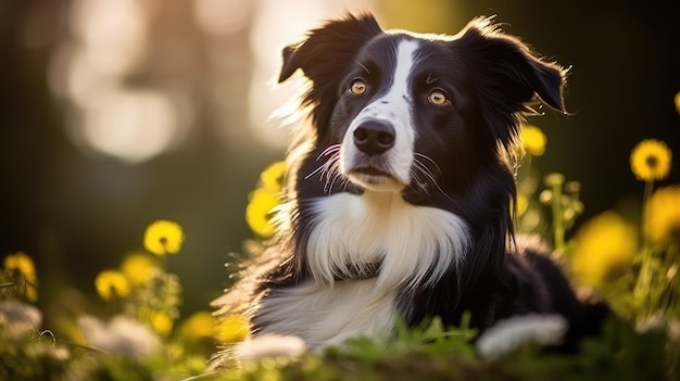 Cão lindo .