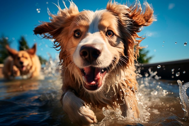 Cão no parque