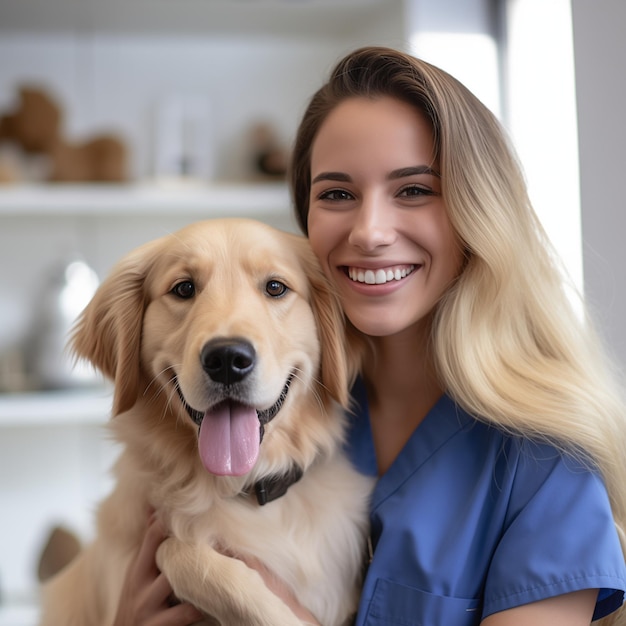 Cão no veterinário