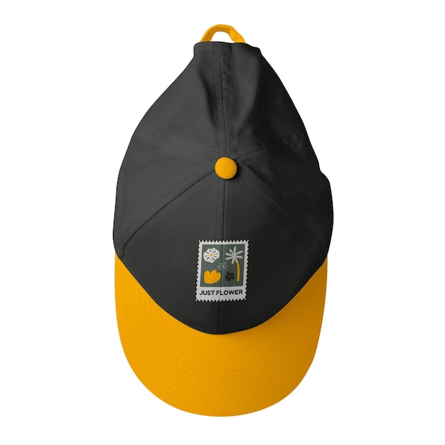 Cap png schwarze Kopfbedeckung Mode mit Designraum