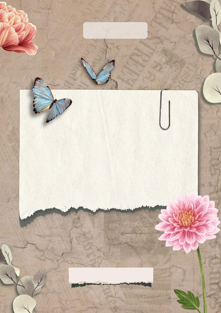 Foto capa do projeto de história natural do scrapbook brown