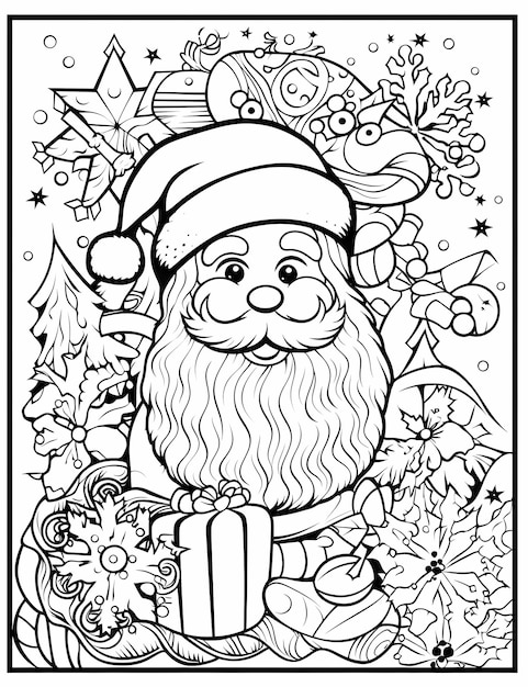 Desenhos para colorir de Natal para imprimir e colorir - Natal - Coloring  Pages for Adults