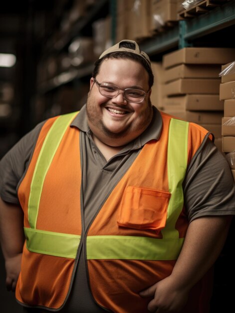 Foto capacitar a inclusão inspirando a apresentação de indivíduos com capacidades diferentes no trabalho quebrando barreiras demonstrando resiliência e contribuindo com suas habilidades para criar um local de trabalho inclusivo e diversificado