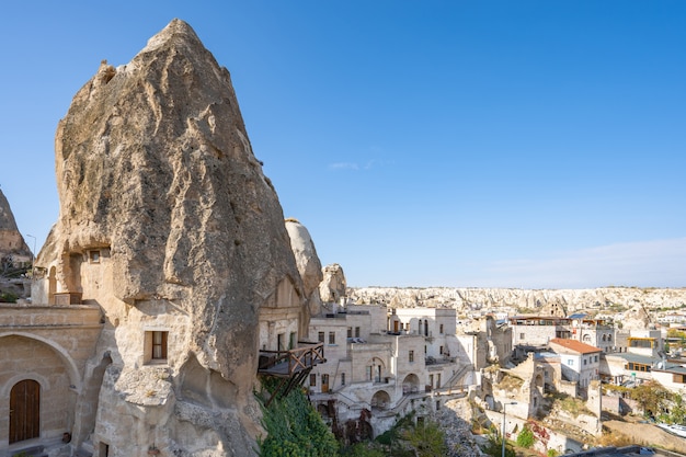 Foto capadócia horizonte em goreme, turquia