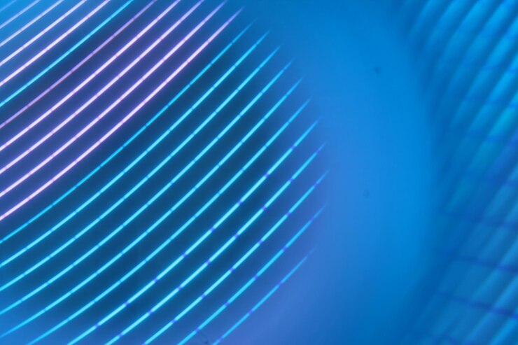 Foto capas de luz con imaginación y creatividad con una cierta singularidad